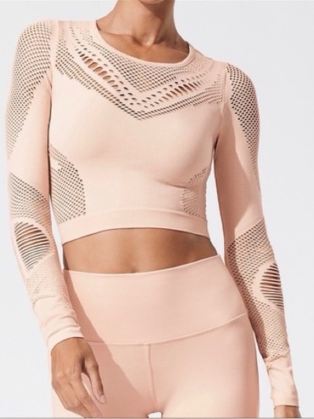 Alo siren crop top size small